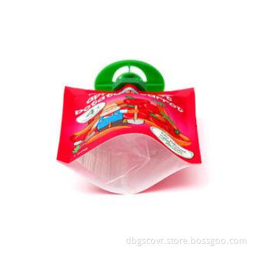 Custom Printed Recyclable Spout Pouches Stand Up For Juice